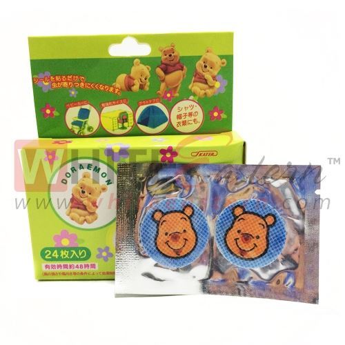 Picture of Anti Mosquito Repellent Patches Winnie the Pooh Design, 24 Pieces
