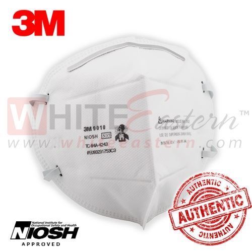 Picture of 3M 9010 N95 Particulate Respirator Mask, 10 Pieces