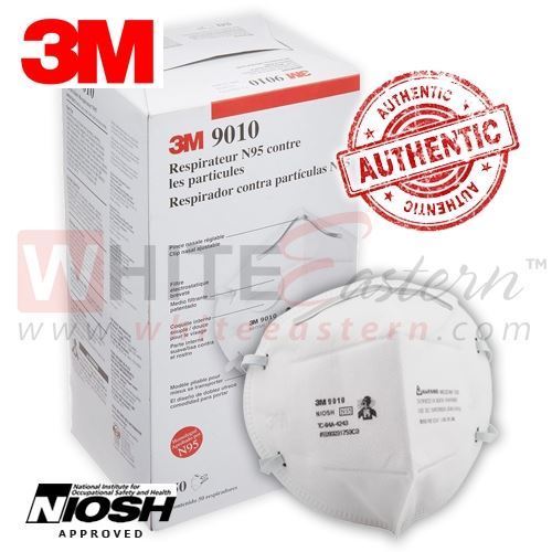 Picture of 3M 9010 N95 Particulate Respirator Mask, 50 Pieces