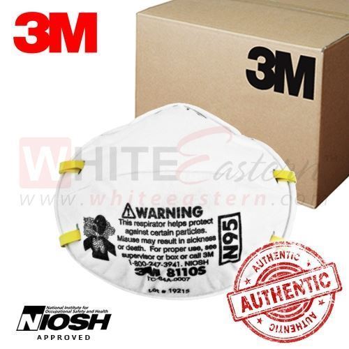 Picture of 3M 8110S N95 Children Particulate Respirator Mask, 160 Pieces