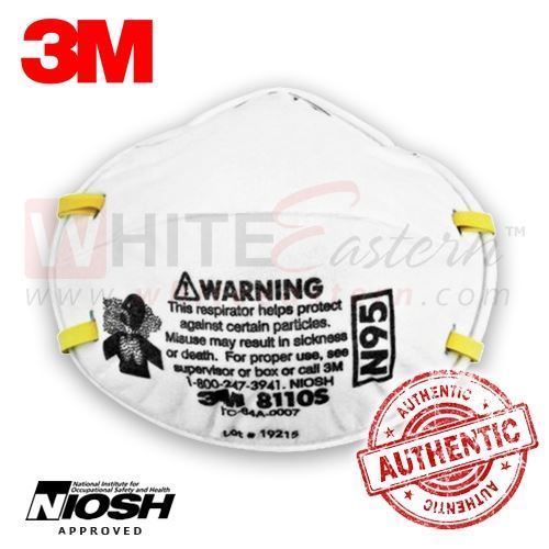 Picture of 3M 8110S N95 Children Particulate Respirator Mask, 10 Pieces