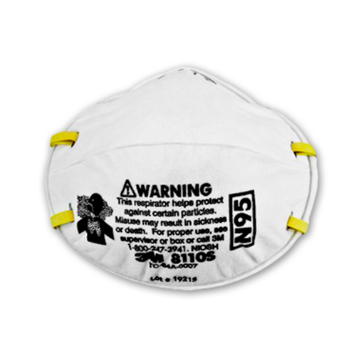 Picture of 3M 8110S N95 Children Particulate Respirator Mask, 10 Pieces