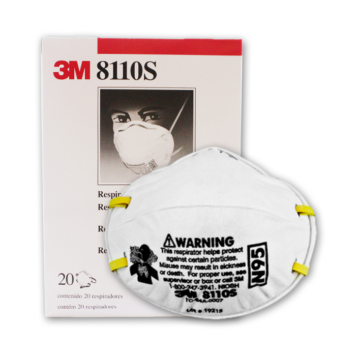 Picture of 3M 8110S N95 Children Particulate Respirator Mask, 160 Pieces