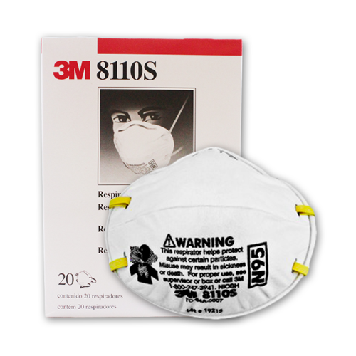 Picture of 3M 8110S N95 Children Particulate Respirator Mask, 20 Pieces