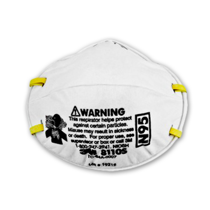 Picture of 3M 8110S N95 Children Particulate Respirator Mask, 5 Pieces