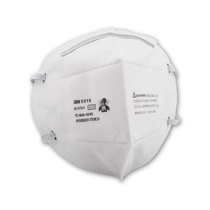 Picture of 3M 9010 N95 Particulate Respirator Mask, 10 Pieces