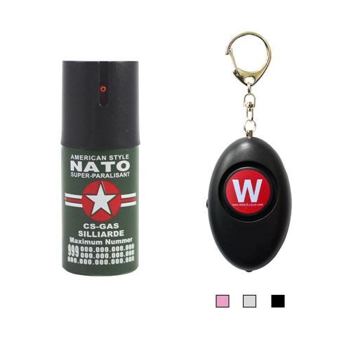 Picture of 40ml Nato Pepper Spray with Personal Alarm Package
