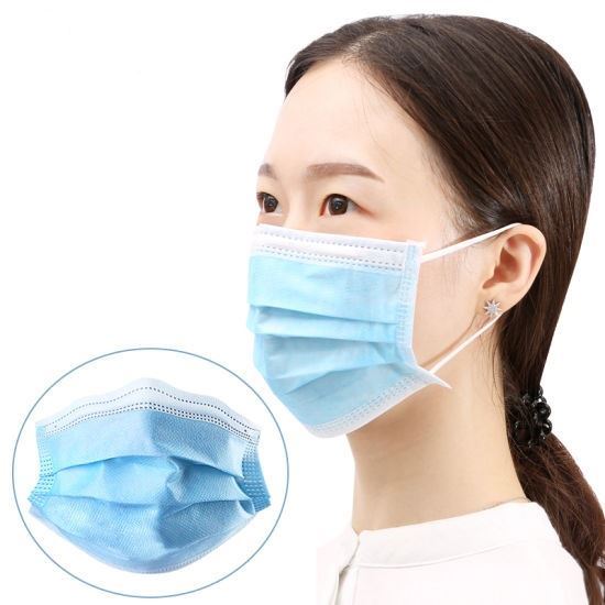 图片 50pcs 3 Ply Non-Surgical Adult Respiratory Mask