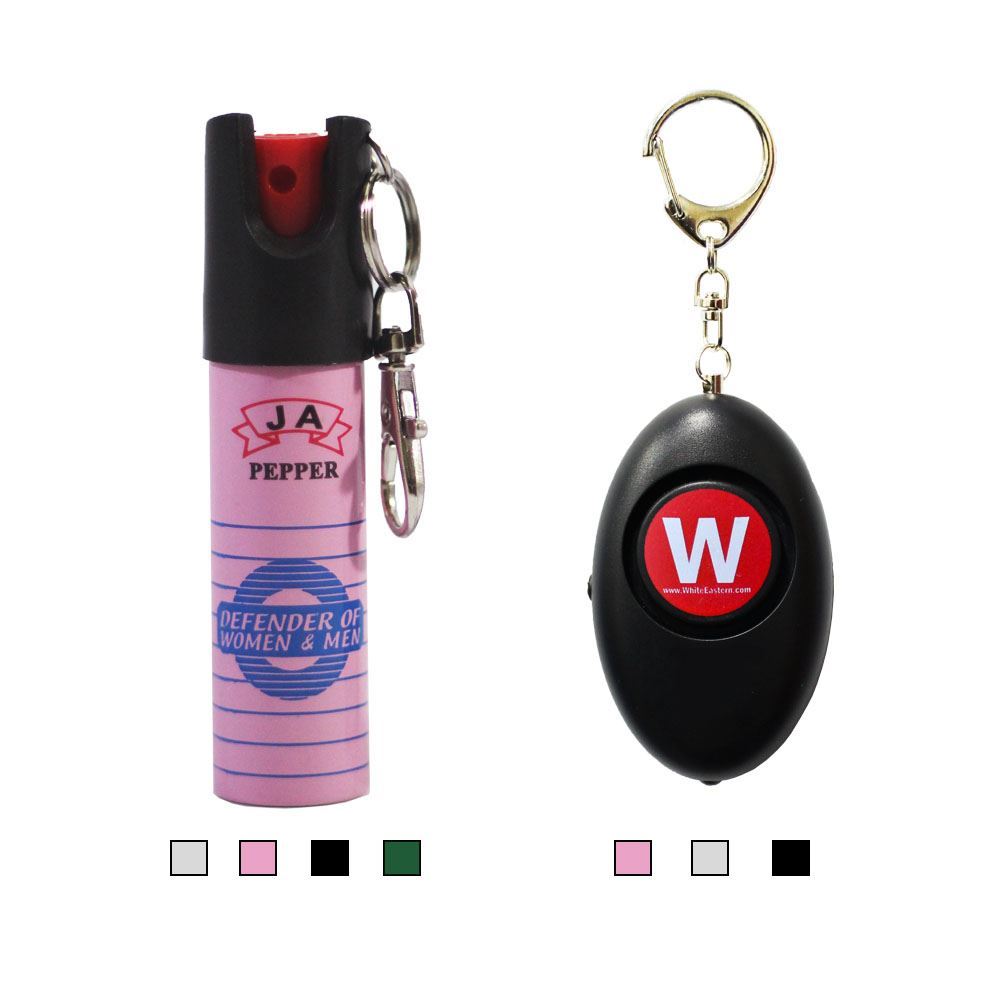 Picture of 20ml Keychain Pepper Spray with Personal Alarm Package