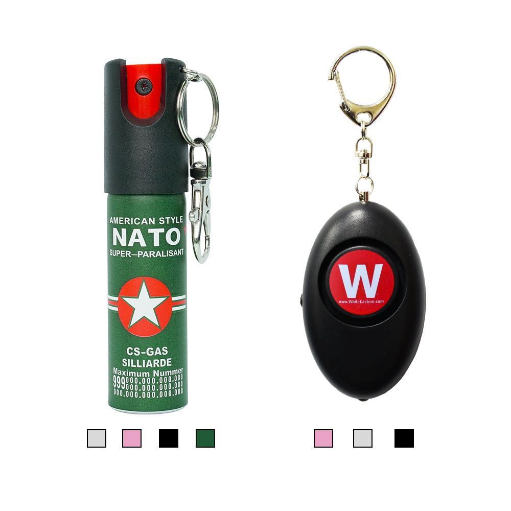 Picture of 20ml Keychain Pepper Spray with Personal Alarm Package