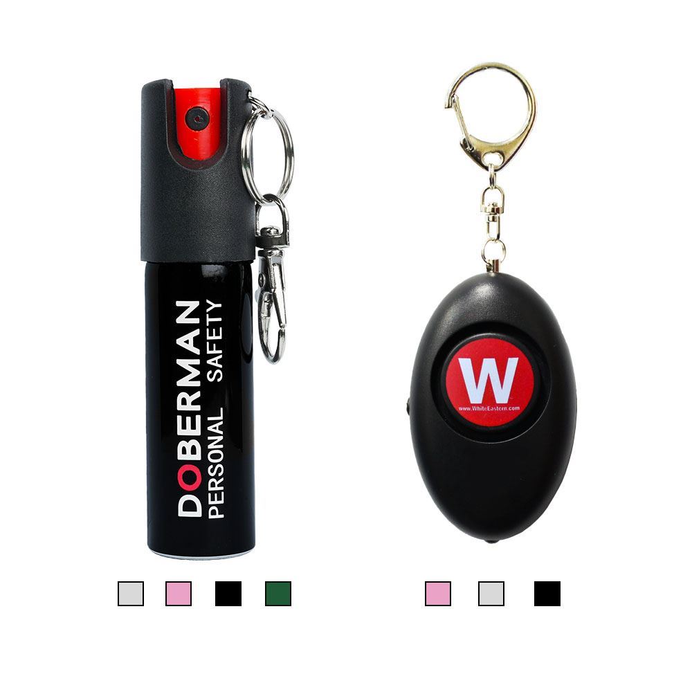 Picture of 20ml Keychain Pepper Spray with Personal Alarm Package