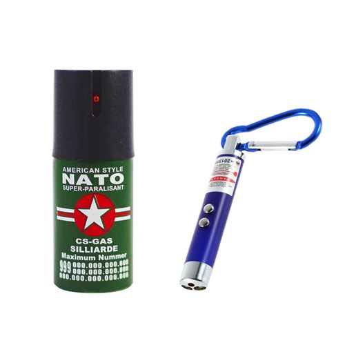 Picture of Pepper Spray + 3-in-1 LED Keychain Flashlight Package 6s