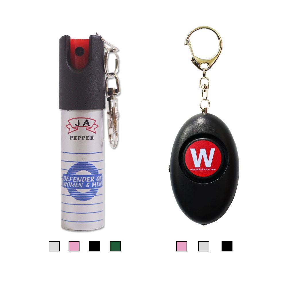 Picture of 20ml Keychain Pepper Spray with Personal Alarm Package